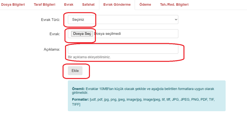 Duruşmaya Başka Şehirden Katılma Dilekçesi